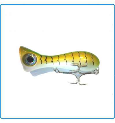 ARTIFICIALE JATSUI LETHAL POPPER 80mm 15g SG PESCA SPINNING MARE BARRACUDA SERRA