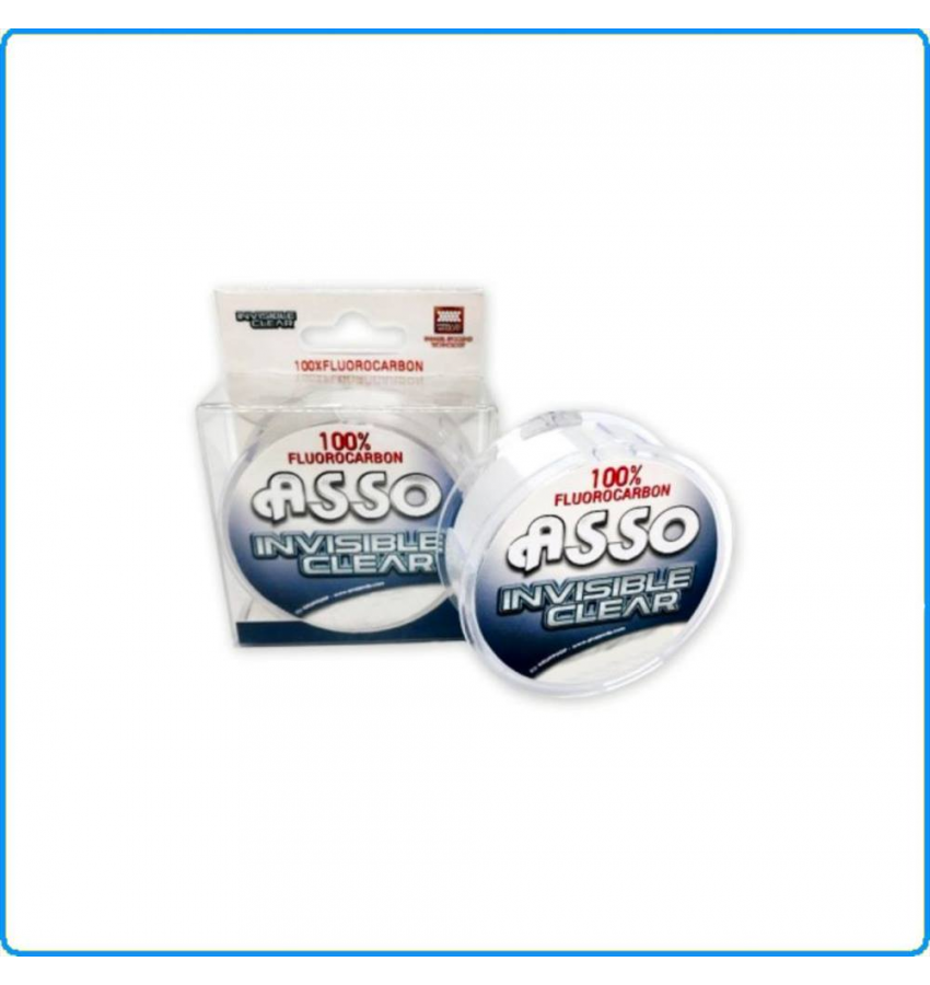 ASSO INVISIBLE CLEAR 100% FLUOROCARBON 50mt 