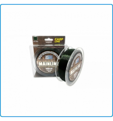 Lenza da pesca Asso Mainline 1000m 0.40mm 20lb bolentino surfcasting carpfishing