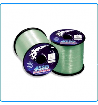 Filo Asso Casting 1000m 0.18mm 3.2Kg green bolognese inglese surfcasting fondo