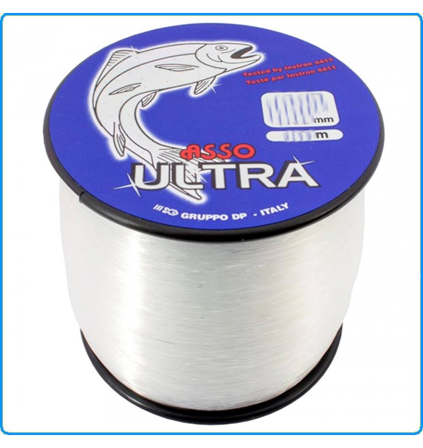 LENZA ASSO ULTRA 1000m 0.30mm 12.9Kg filo da pesca mare lago fiume spi