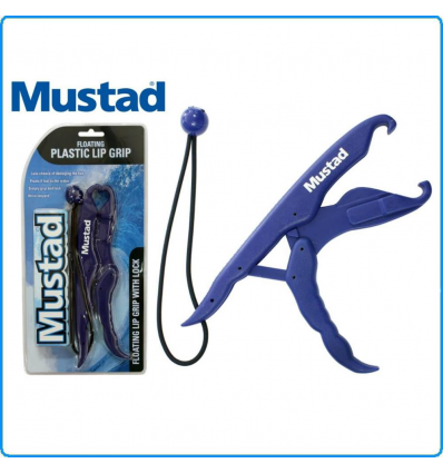 PINZA MUSTAD BOGA GRIP FLOATING PLASTIC LIP GRIP PINZA PER BOCCA SERRA BARRACUDA