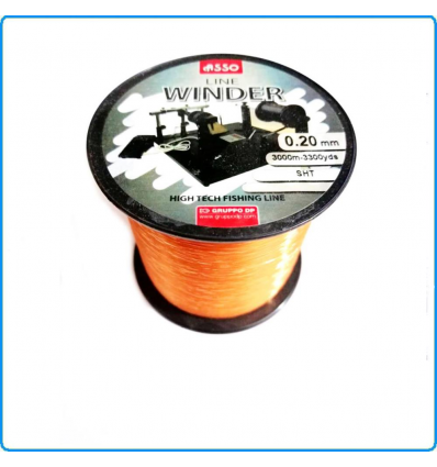 Filo Asso LINE WINDER 3000m 0,20mm lenza da mulinello pesca mare lago fiume 