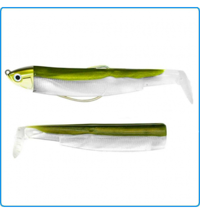 ARTIFICIALE BLACK MINNOW FIIISH 120mm 6g+10 TAGLIA N3 COMBO SHALLOW COLORE KAKI