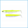 BLACK MINNOW FIIISH 120 mm 25g+10 TAGLIA N3 COMBO OFFSHORE COLORE JAUNE FLUO