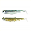 BLACK MINNOW FIIISH 120mm 2COMBO SHORE 12+10g COLOR KAKI PAILLETE GHOST MINNOW