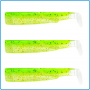 KIT 3 CORPI BLACK MINNOW FIIISH 90mm N2 SHAD ZESTE CITRON SPINNING MARE SPIGOLA