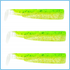 KIT 3 CORPI BLACK MINNOW FIIISH 90mm N2 SHAD ZESTE CITRON SPINNING MARE SPIGOLA