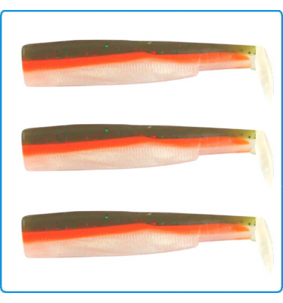 KIT 3 CORPI BLACK MINNOW FIIISH 90mm N2 CANDY GREEN PESCA SPINNING SPIGOLA SERRA