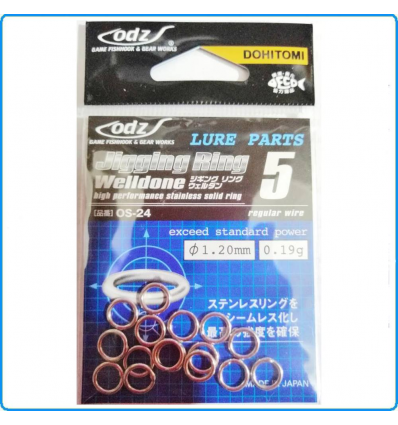 SOLID RING ODZ N5 140LB PESCA MARE DA ASSIST HOOK JIGGING SPINNING SLOW PITCH