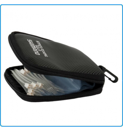 BORSA PORTA FINALI SHIMANO 13x13x3cm IN PVC PESCA TRAINA SURFCASTING BOLENTINO