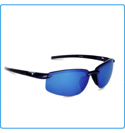 Occhiali da sole uomo polarizzati lenti blu sportivi Shimano sunglass pesca 