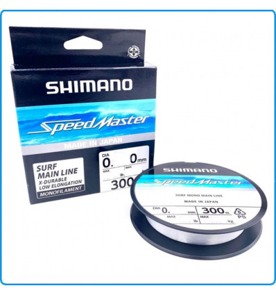 Filo Shimano Speedmaster Surf da mulinello 0.35mm 300m monofilo pesca mare lago 