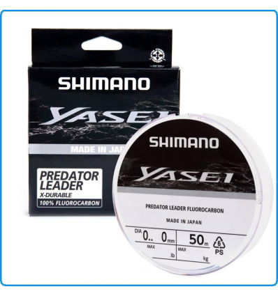 Filo Shimano Yasei Predator 50m 0.40mm 11.93Kg lenza da pesca bolentino traina