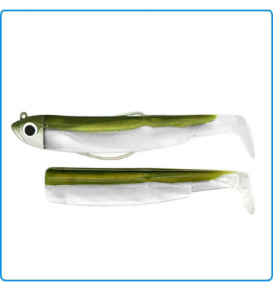 ARTIFICIALE BLACK MINNOW FIIISH 120 mm 12g+10 TAGLIA N3 COMBO SHORE COLORE KAKI