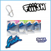 FIIISH BLACK MINNOW PERFECT LINK SNAP PESCA SPINNING 35LB 16KG SIZE STRONG 10PZ