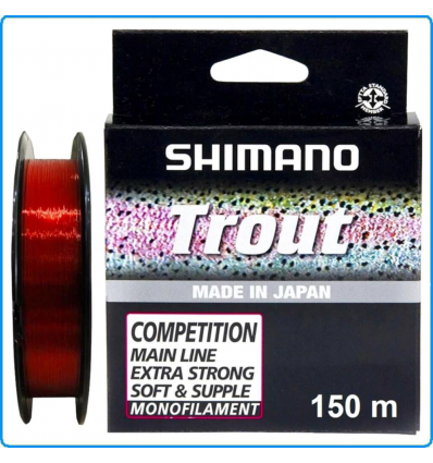 Filo Shimano Trout Competition 150m 0.16mm 2.16Kg da trota lago bolognese feeder