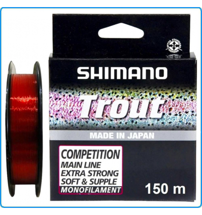 Filo Shimano Trout Competition 150m 0.20mm 3.27Kg pesca trota spigola bolognese