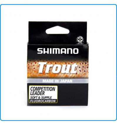 Filo Shimano Trout Competition Fluorocarbon 50m 0.16mm 2.05Kg da pesca mare lago