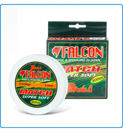 NYLON FALCON MATCH 0.24mm 7.56KG 300MT PER SURFCASTING