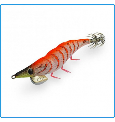 Totanara luminosa DTD Gamberino 3.0 Glow orange 9cm 14g da eging pesca calamaro