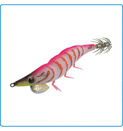 Totanara luminosa DTD Gamberino 3.0 Glow pink 9cm 14g da eging pesca calamari