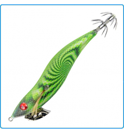 TOTANARA SEASPIN SQUIRTY 3.0 FC GREEN SQUID DA EGING PESCA CALAMARI POLPI SEPPIE