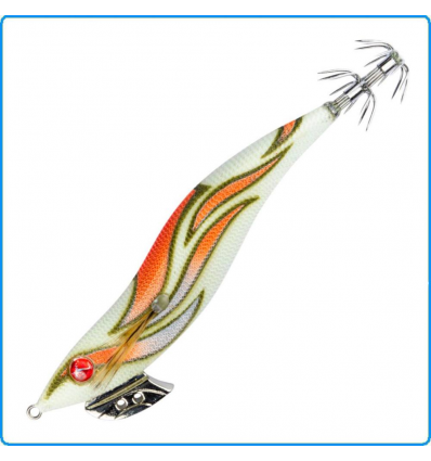 TOTANARA SEASPIN SQUIRTY 3.0 BG ORANGE SQUID PESCA EGING SQUID CALAMARI SEPPIE