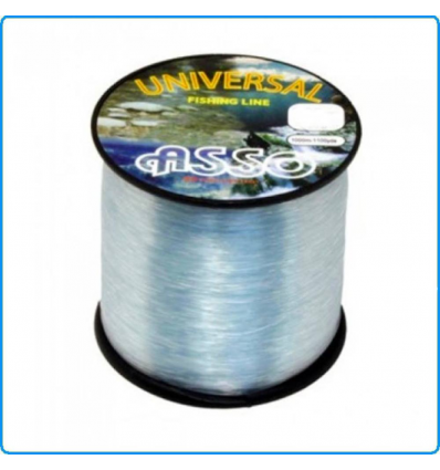 Filo Asso UNIVERSAL 1000m 0,25mm 3.8Kg lenza da mulinello pesca mare lago fiume 