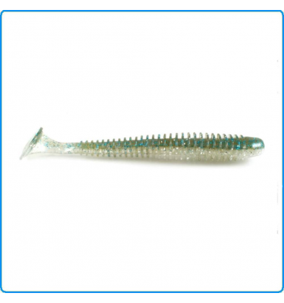 ARTIFICIALI SOFT BAIT KEITECH SWING IMPACT 3.5" SILVER SHINER SPINNING MARE LAGO
