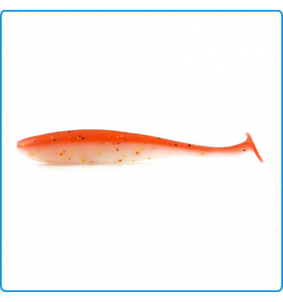 ARTIFICIALE SOFT WORM KEITECH EASY SHINER 4 IT06 ORANGE SHAD SPINNING MARE LAGO