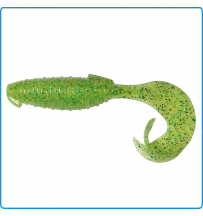 ARTIFICIALI SOFT BAIT KEITECH FLAPPER GRUB 4" 424 PESCA SPINNING MARE LAGO FIUME