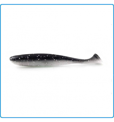 ARTIFICIALE SOFT WORM KEITECH EASY SHINER 4 IT07 DARK SHAD SPINNING MARE LAGO