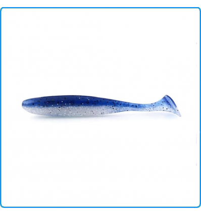ARTIFICIALE SOFT WORM KEITECH EASY SHINER 4 IT05 BLUE SHAD SPINNING MARE FIUME