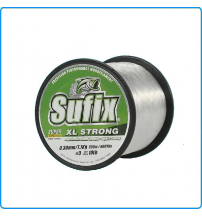 FILO SUFIX XL STRONG 0.23mm 4.4KG 600M CLEAR PESCA FEEDER BOLOGNESE SURFCASTING