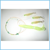 FINALE TRAINA ALTURA SQUID BAIT 24CM YAKO FLUO PESCA TONNO PESCE SPADA MARLIN