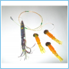 FINALE TRAINA ALTURA SQUID BAIT 24CM KAJIKI4 PESCA DALLA BARCA PER TONNO MARLIN