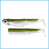 ARTIFICIALE BLACK MINNOW FIIISH 90mm 5g+4 TAGLIA N2 COMBO SHORE COLOR KAKI