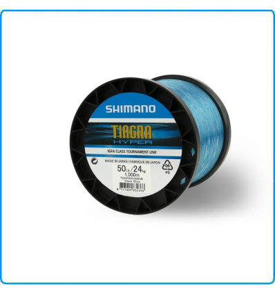 FILO SHIMANO TIAGRA HYPER IGFA CLEARBLUE 1000m 30LB 0.52mm PESCA TRAINA DRIFTING