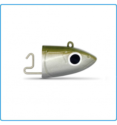 BLACK MINNOW FIIISH JIG HEAD OFF SHORE KAKI 60g TAGLIA N5 PESCA SPINNING JIGGING