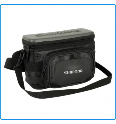 BORSA PORTA ARTIFICIALI SHIMANO MISURA L 19X27X15cm PESCA SPINNING EGING TRAINA