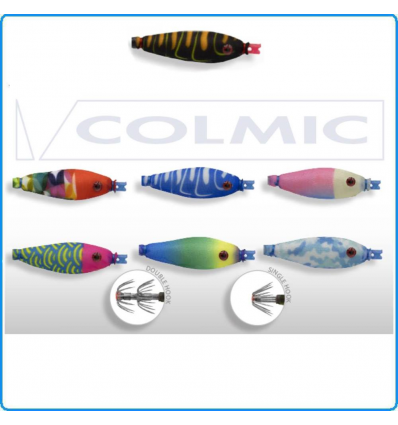 Totanara Colmic Misaki soft black glow fluo 012 pesca tataki da calamari seppie