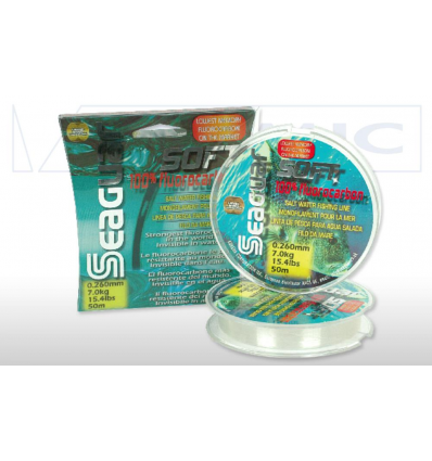 FLUOROCARBON 100% COLMIC SEAGUAR SOFT 50MT MARE 0.205mm 10LB 9.90Kg