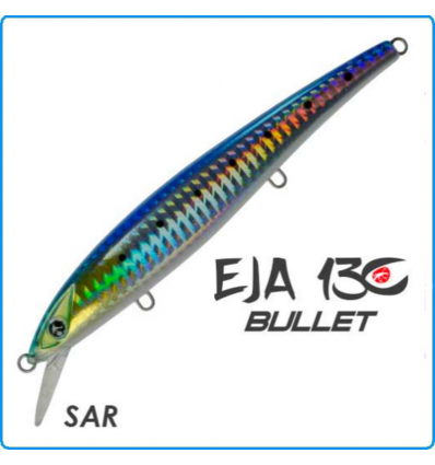 ARTIFICIALE SEASPIN EJA BULLET 130mm 28g SAR SPINNING BARRACUDA SPIGOLA RICCIOLA