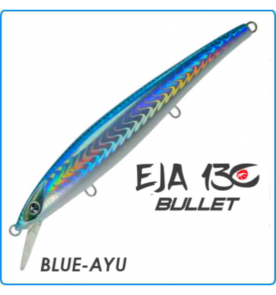 ARTIFICIALE SEASPIN EJA BULLET 130mm 28g BLUE-AYU SPINNING SPIGOLA SERRA LECCIA