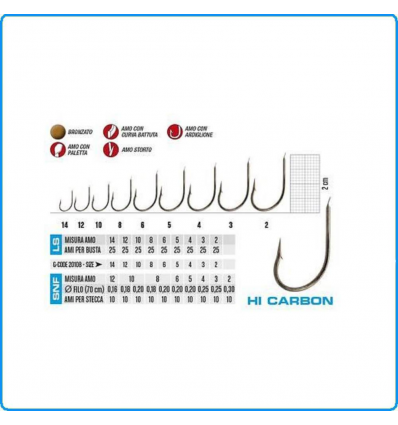 AMI GAMAKATSU SERIE 405B LS2010B N5 25PZ PER BOLENTINO SURFCASTING ORATA SARAGO