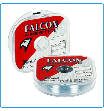 Fluorocarbon Falcon Prestige 0.16mm 3.47kg 100m filo da pesca bolognese feeder