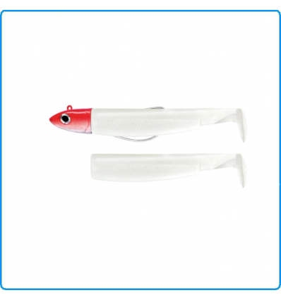 ARTIFICIALE BLACK MINNOW FIIISH 70 mm 6g +2 TAGLIA N1 COMBO OFF SHORE COLOR BLANC