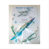 PARATURA TRAINA D'ALTURA CON ARTIFICIALE SILICONE 22CM E TRE ANGUILLINE 14CM