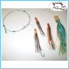 TERMINALE TRAINA ALTURA TROLLING JET GREEN PESCA TONNO MARLIN AGUGLIA IMPERIALE
